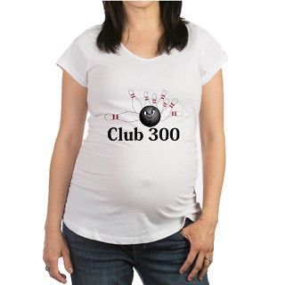 Club 300 Logo 6 Shirt Design Front Cen by bowling101
