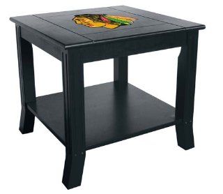 Chicago Blackhawks End Table  Sports & Outdoors