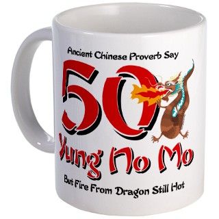 Yung No Mo 50th Birthday Mug by pinkinkart