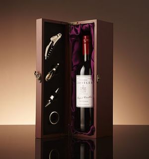 personalised bordeaux in accessories case by intervino