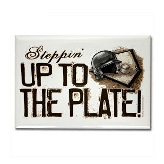 Step Up to the Plate Rectangle Magnet by mudgestudios