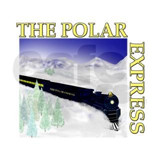 Scenic Polar Express Train Round Sticker by kinnikinnick