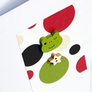 frog and star card by ella & joe