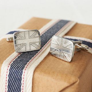 patriotic cufflink gift for him by multiply design