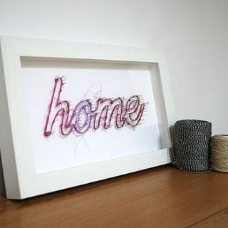 pin and thread 'home' by heidi nicole