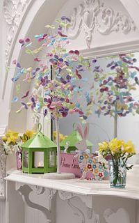 felt petal easter tree by the contemporary home