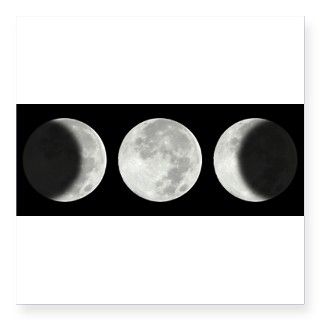Three Phase Moon Oval Sticker by Admin_CP10395009