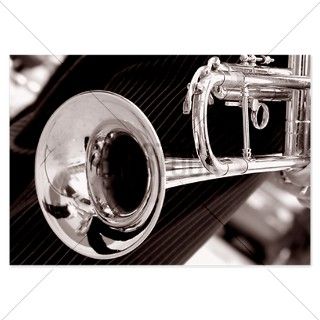 Black And White Trumpet Close U Invitations by Admin_CP70839509