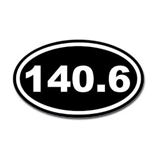 140.6 Ironman Black Euro Oval Decal by itsuks