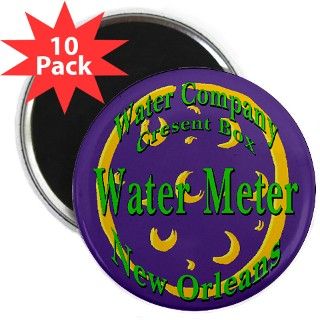 NOLA Water Meter 2.25 Magnet (10 pack) by figstreetstudio