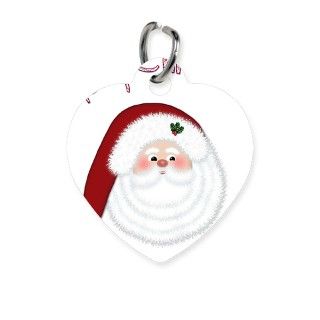 Merry Christmas Santa Claus Face T S Pet Tag by Admin_CP451409