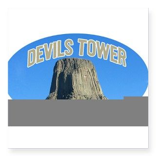 Devils Tower National Monument Oval Sticker by Admin_CP4576222