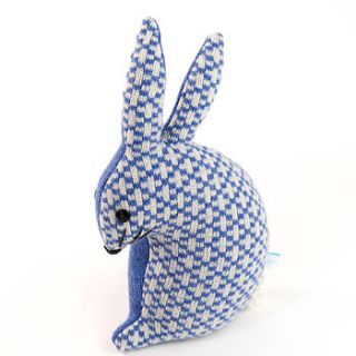 knitted lavender bunny rabbit by catherine tough