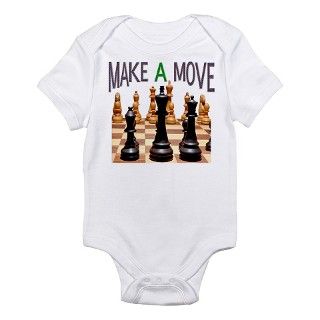 MAKE A MOVE CHESS 1 Infant Bodysuit by FIRSTTCLASS