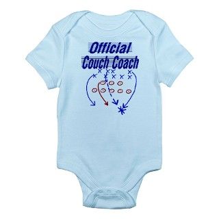 Football Couch Coach Infant Creeper by sun_e_cards