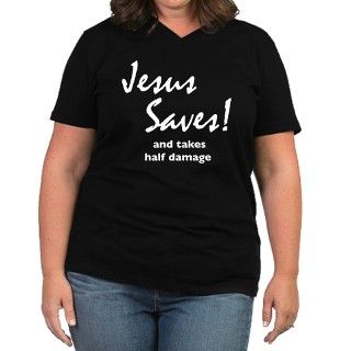 Jesus Made the Roll Womens Plus Size V Neck Dark by burningcrow