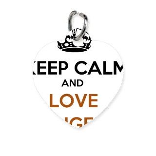 Keep Calm and Love Gingers Pet Tag by ADMIN_CP113839884