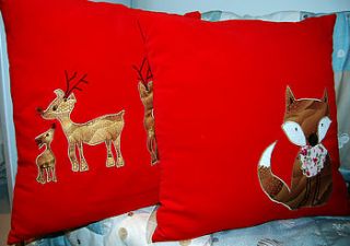 christmas cushions by lola smith designs