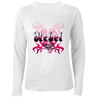 THE PINK REBEL Skull Tattoo T Shirt by Magnetudes