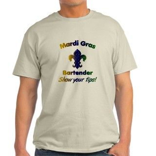 Funny Mardi Gras Bartender T Shirt by nopantstees