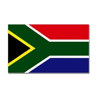 South African flag Rectangle Decal by flag_allcountries_flagwear_flag_gifts