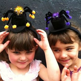 top hat and spider headband by the little picture company