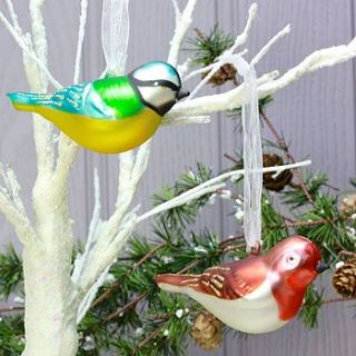metallic bird hanging decoration by lisa angel homeware and gifts