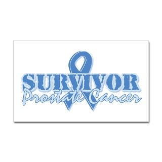Survivor prostate cancer Rectangle Decal by DavetDesigns