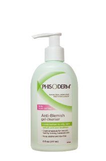 pHisoderm pH Anti Blemish Gel Facial Wash, pH Balanced, 6 fl oz (177 ml) (Pack of 4)  Facial Cleansing Products  Beauty