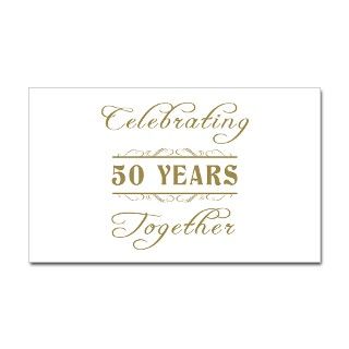 Celebrating 50 Years Together Decal by pixelstreetann