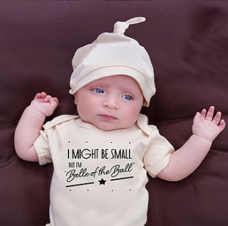 organic baby girl gift belle of the ball by read my rhyme
