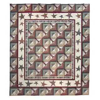Rustic Stars and Geese, Queen Duvet Cover 88 x 98 In.  