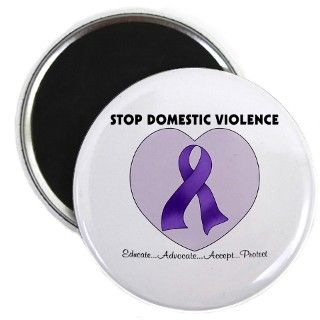 Stop Domestic Violence Magnet by awarenessalley