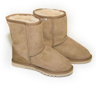 child's ethical lambskin boots by babies in sheep's clothing