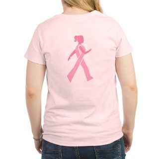 Breast Cancer Walks T Shirt by walkingribbon