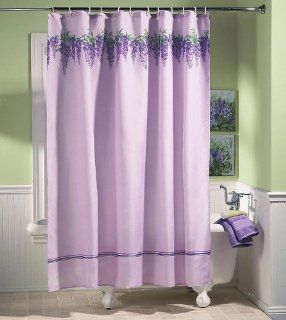 Wisteria Purple Bathroom Shower Curtain By Collections Etc  