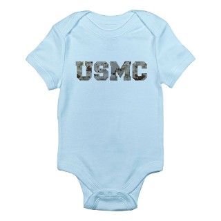 USMC Desert Camo Infant Bodysuit by sempersweet