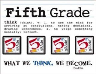 SRM Stickers Say It with Stickers Mini Fifth Grade Scrapbooking