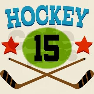Hockey Player Number 15 T Shirt by milestoneshockey