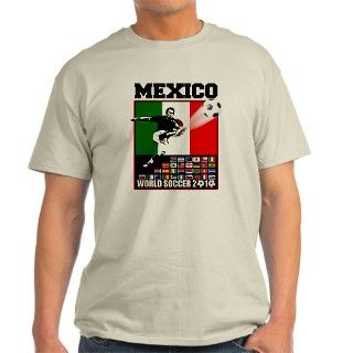 Mexico World Soccer Fútbol T Shirt by italian_designs