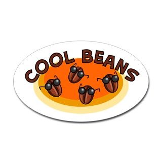 Cool Beans Oval Decal by jordanscrossing