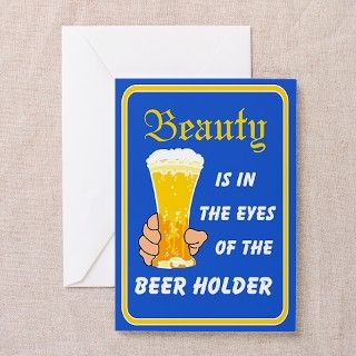 Beauty Beer   Birthday Card by momentpoint