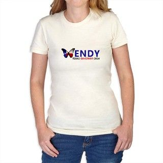 Texas Governor Butterfly Wendy Davis 2014 T Shirt by groovygaldesignsondemand