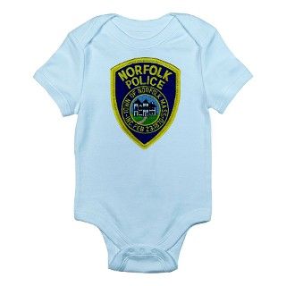 Norfolk Police Department Infant Bodysuit by PoliceandFireShoppe