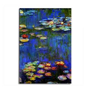 Monet   Water Lilies 1916 Rectangle Magnet by designdivagifts2