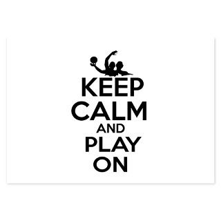 Keep calm and play Water Polo Invitations by asterixteez