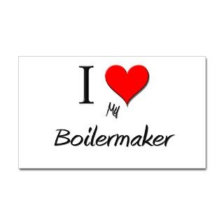 I Love My Boilermaker Rectangle Decal by hotjobs