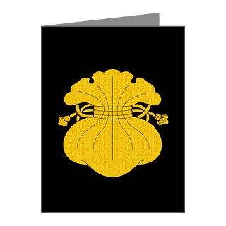 Golden Money Pouch Note Cards (Pk of 10) by okawajapan