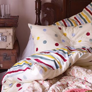 polka dot luxury duvet set by fifty one percent