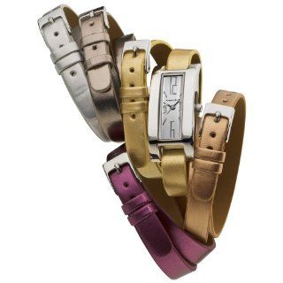 Vernier Women's VNR11127 Five Interchangeable Double Wrap Watch at  Women's Watch store.
